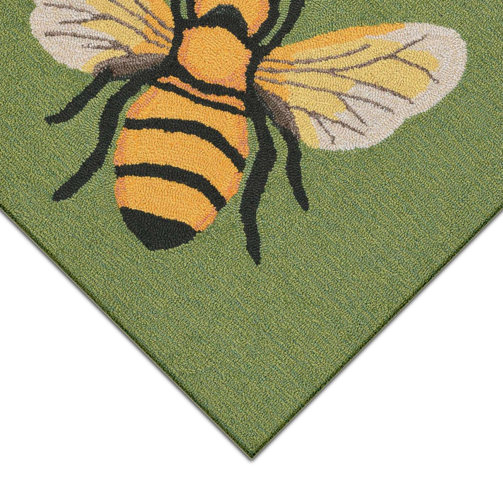 Trans Ocean Frontporch Bee Area Rug