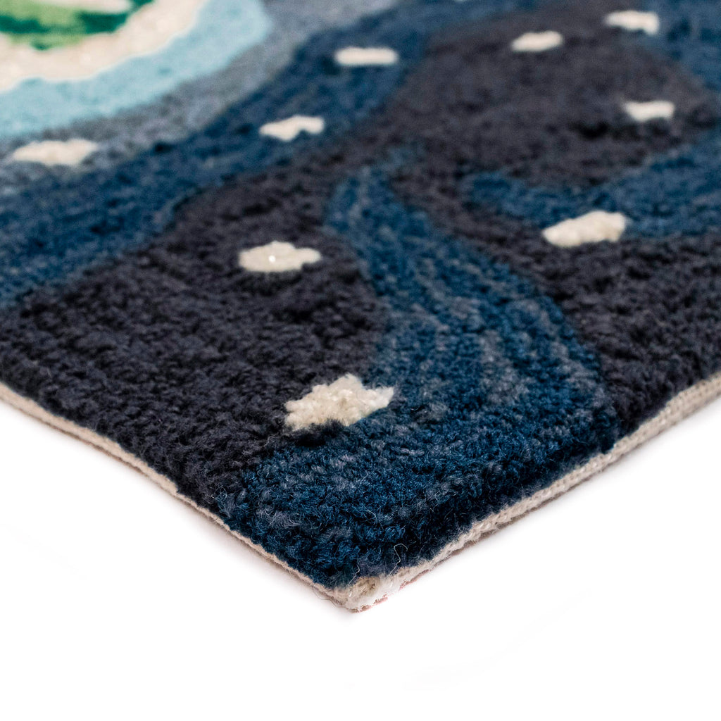 Trans Ocean Frontporch Xmas Tree Area Rug