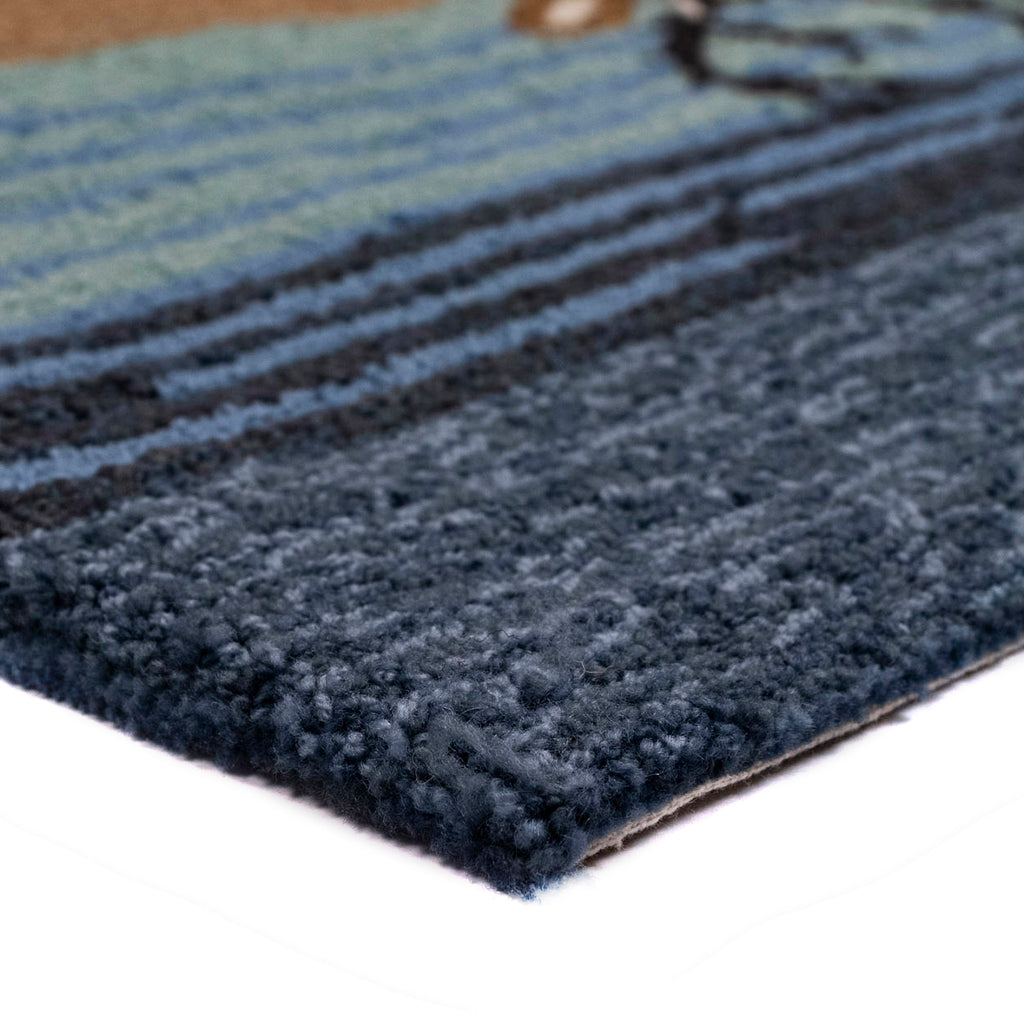 Trans Ocean Frontporch Coastal Christmas Area Rug