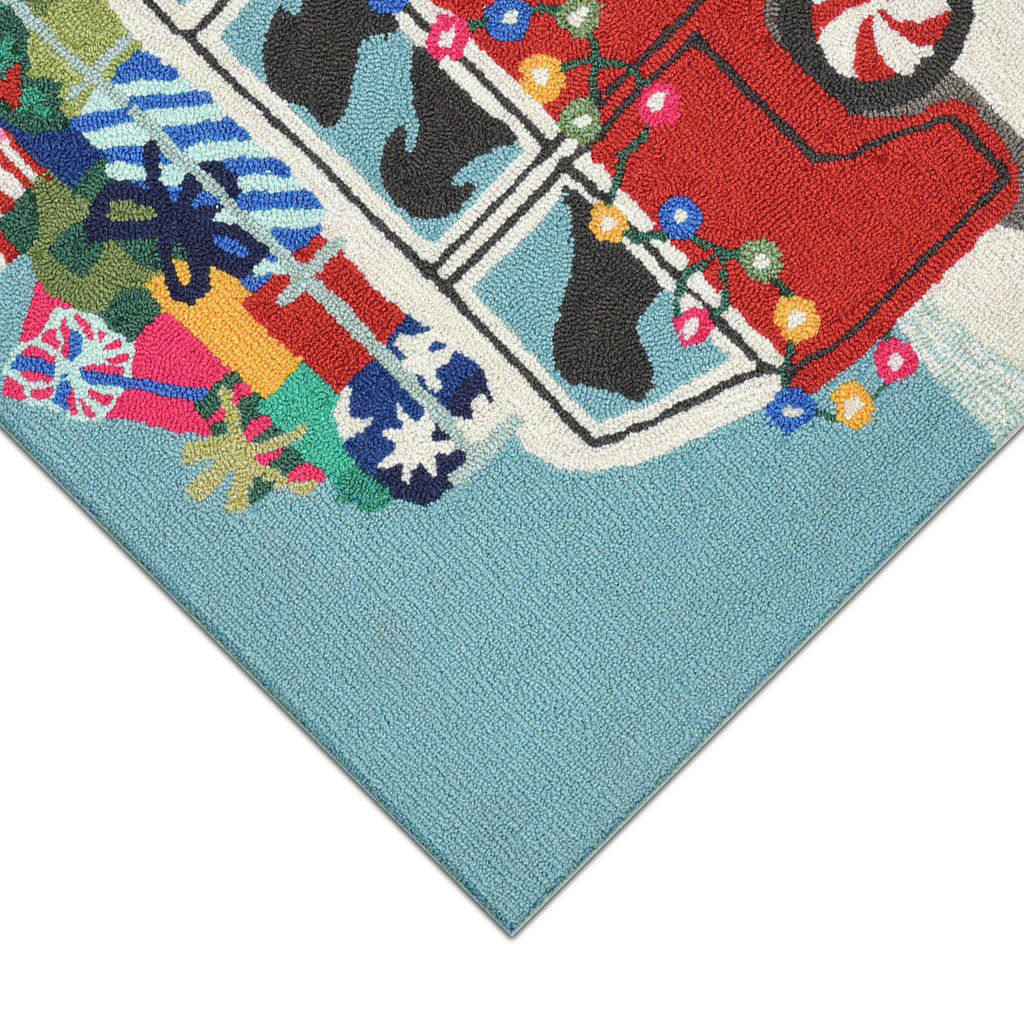 Trans Ocean Frontporch Happy Howlidays Area Rug