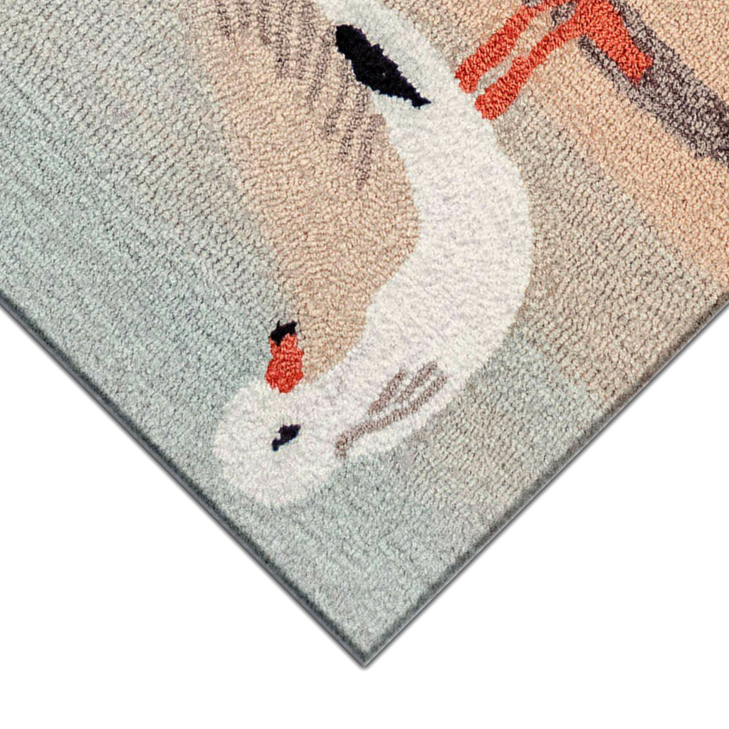 Trans Ocean Frontporch Gulls Area Rug