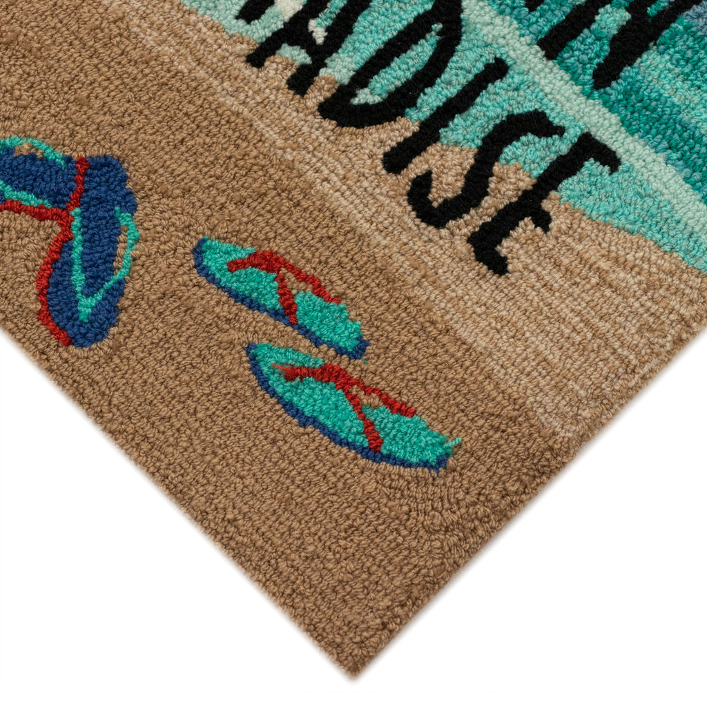 Trans Ocean Frontporch Beach Paradise Area Rug