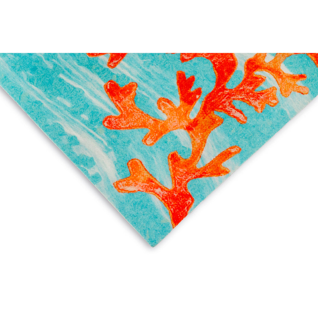 Trans Ocean Illusions Coral Wave Area Rug