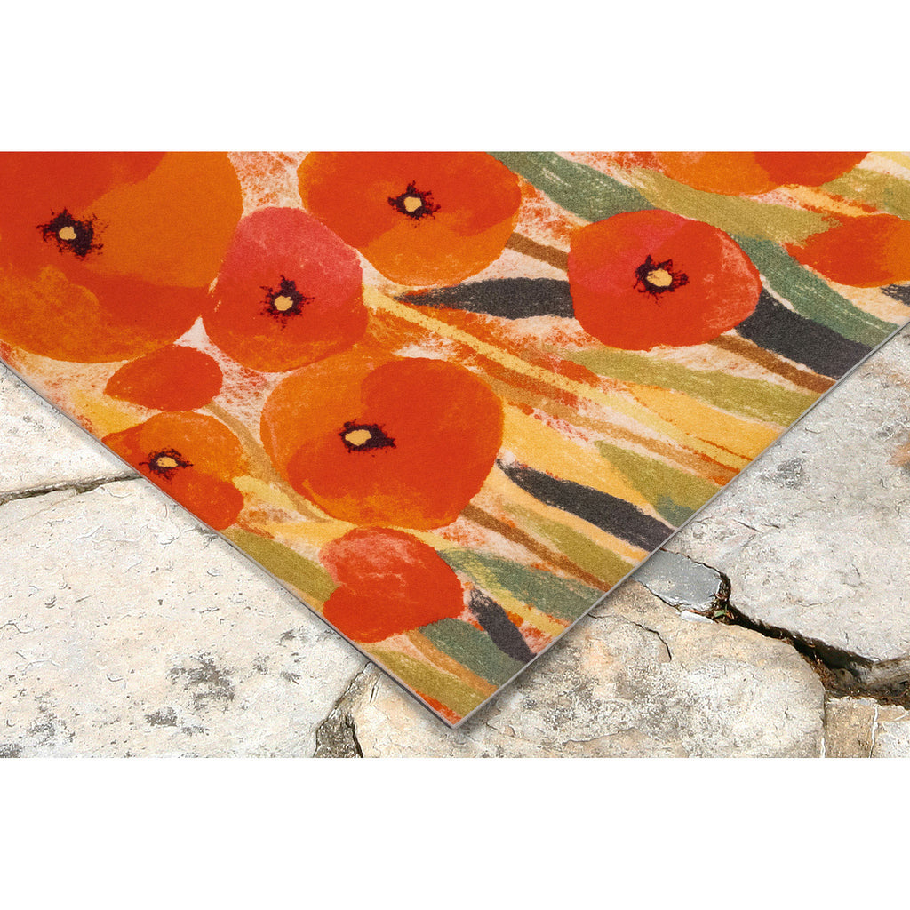 Trans Ocean Illusions Poppies Area Rug