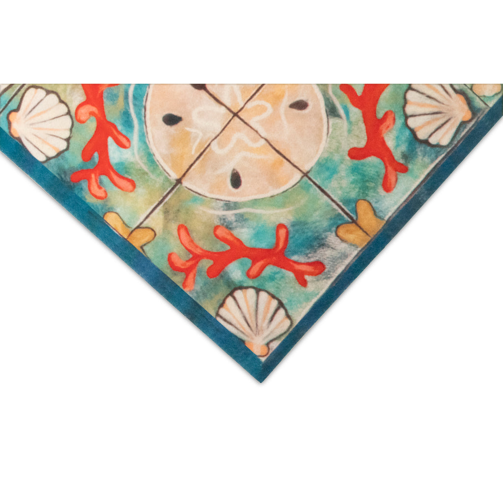 Trans Ocean Illusions Shell Tile Area Rug