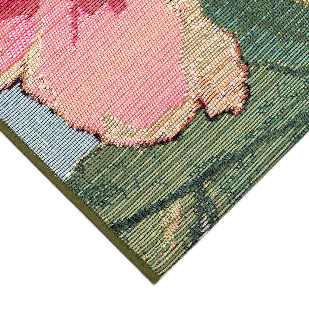 Trans Ocean Marina Tropical Floral Area Rug