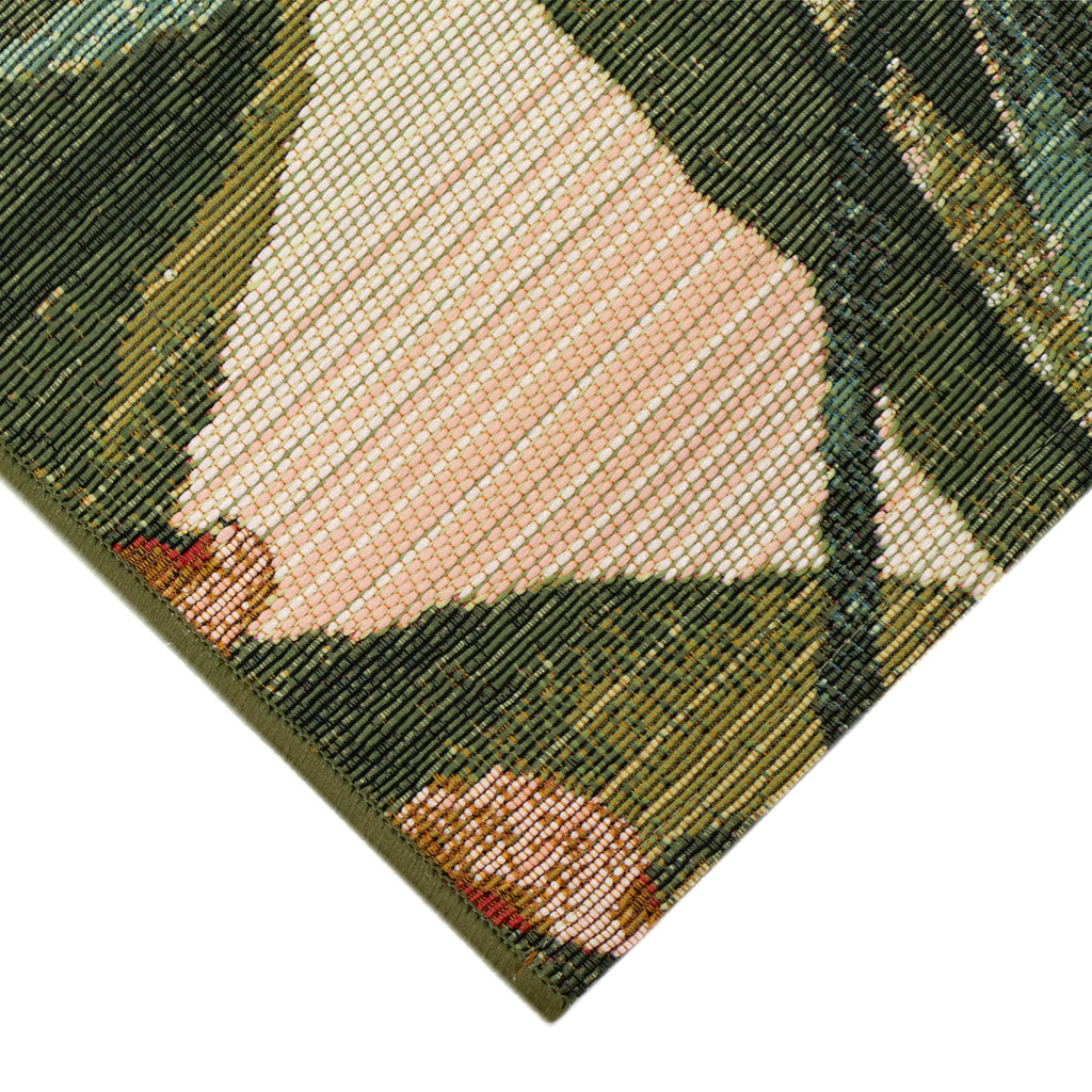 Trans Ocean Marina Tropical Leaf Area Rug