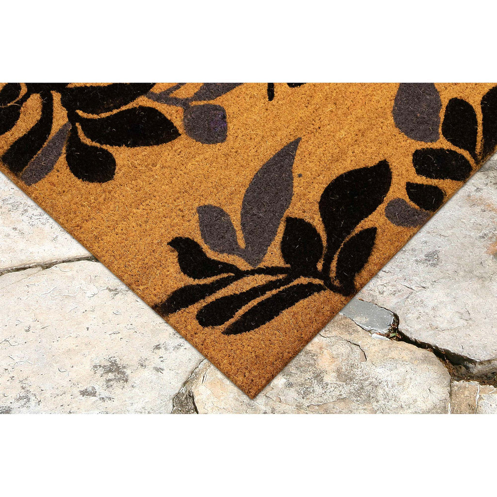 Trans Ocean Natura Leaves Border Area Rug