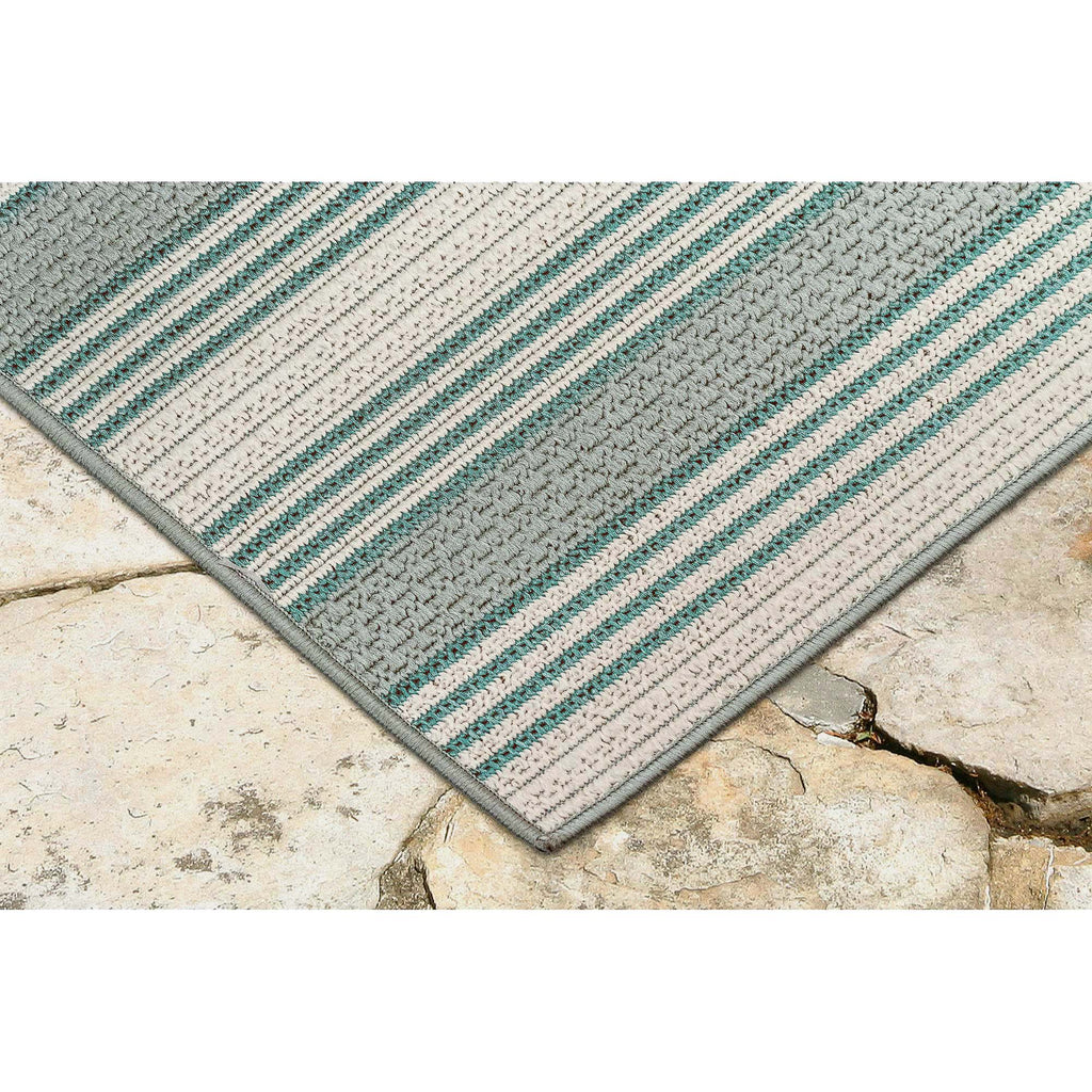 Trans Ocean Riviera Stripe Area Rug