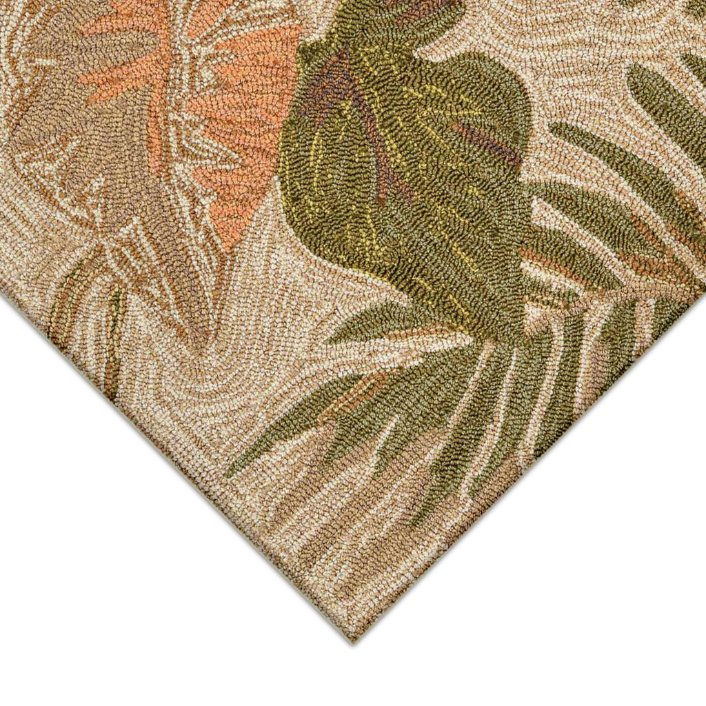 Trans Ocean Ravella Tropical Leaf Area Rug