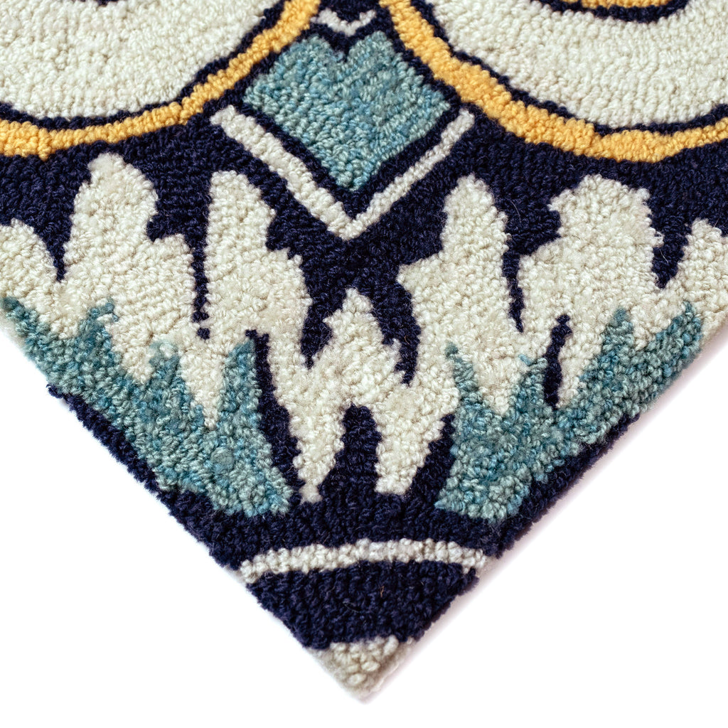 Trans Ocean Ravella Floral Tile Area Rug