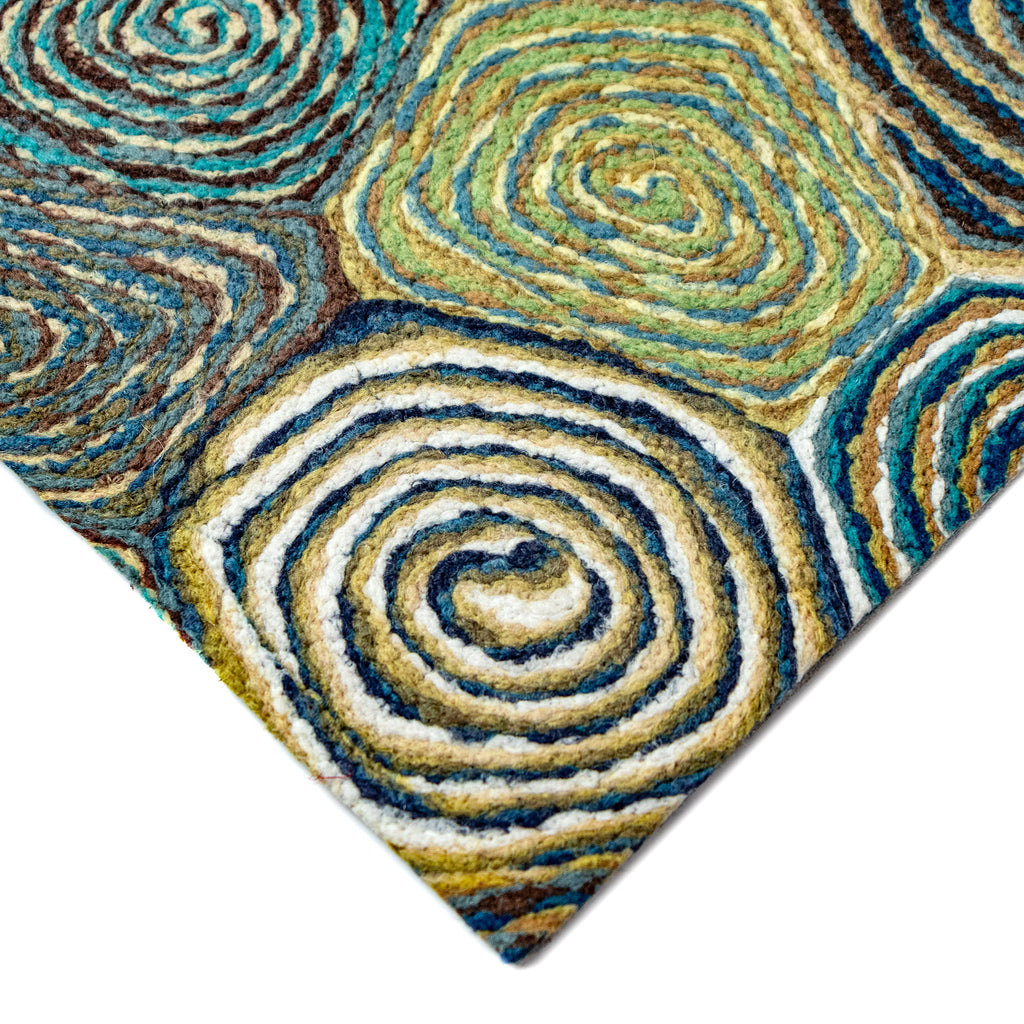 Trans Ocean Visions III Giant Swirls Area Rug
