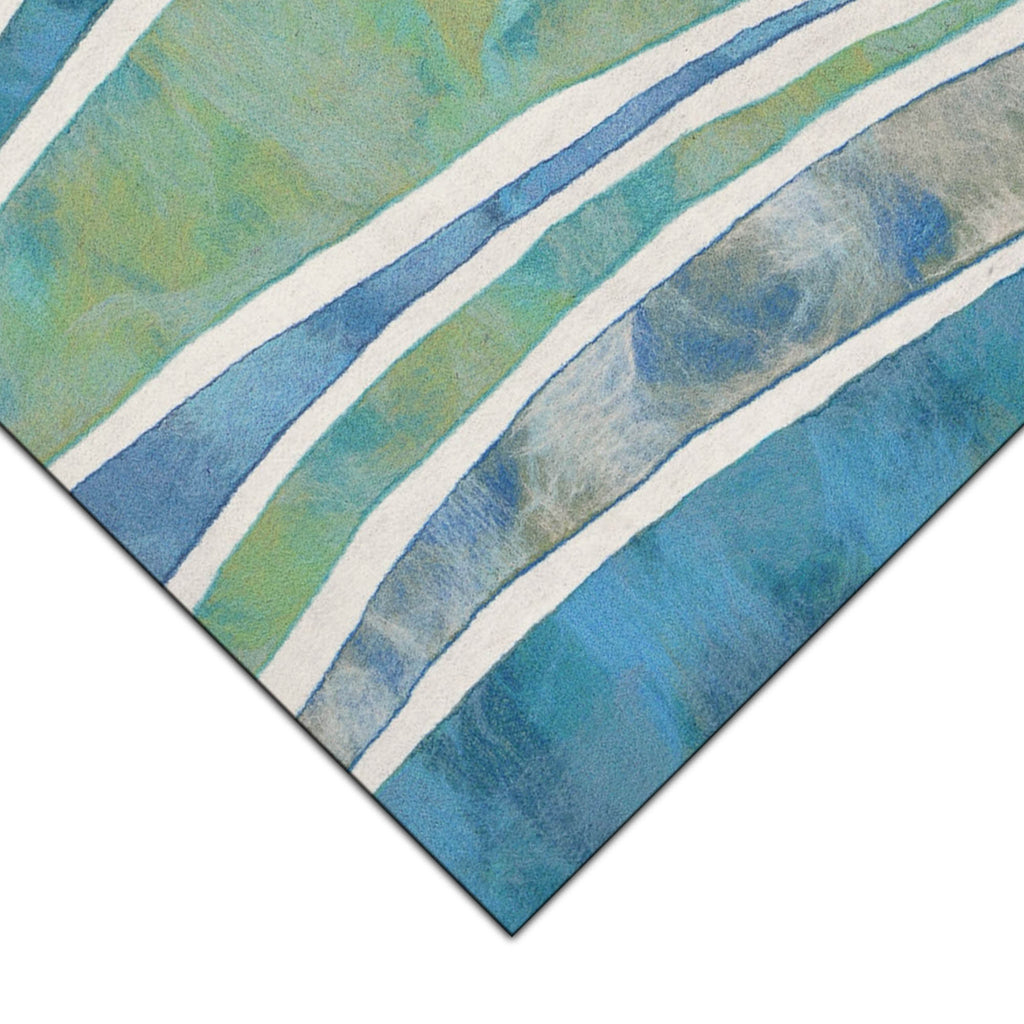 Trans Ocean Visions III Wave Area Rug