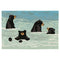 Trans Ocean Frontporch Bathing Bears Area Rug