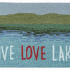 Trans Ocean Frontporch Live Love Lake Area Rug