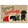 Trans Ocean Frontporch Dachsund Greetings Area Rug