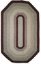 Thorndike Mills Green Mountain Farmers Market Maroon Area Rug