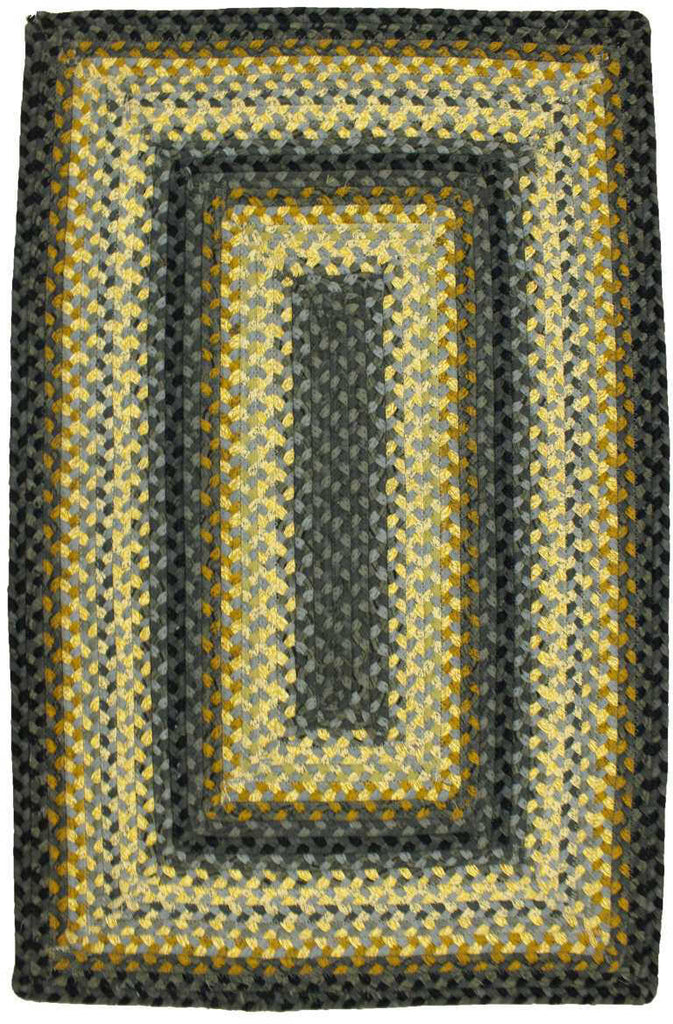 Homespice Decor Cotton Braided Concentric Area Rug
