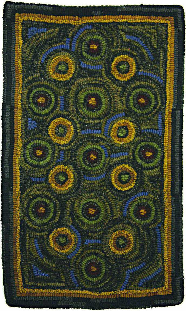 Homespice Decor Hooked In Circles Area Rug