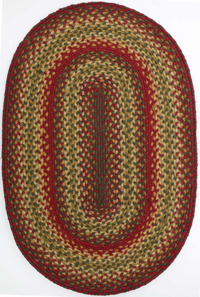 Homespice Decor Jute Braided Cider Barn Area Rug