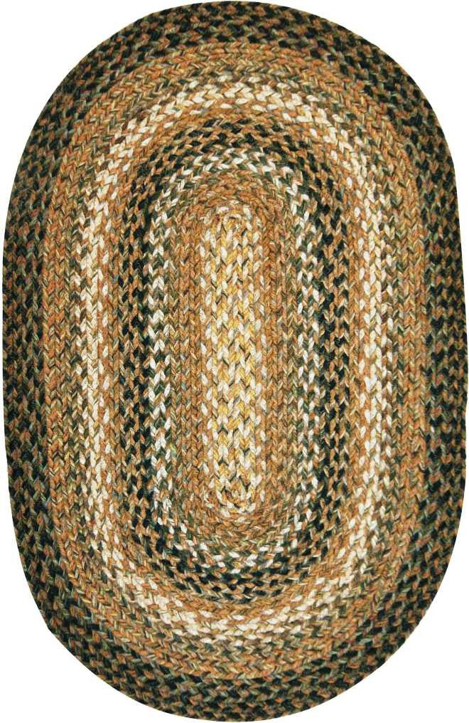 Homespice Decor Jute Braided Coffee Area Rug