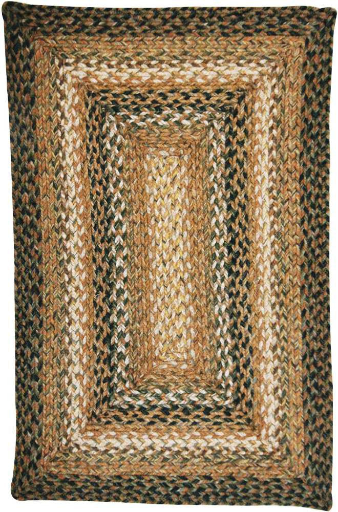 Homespice Decor Jute Braided Coffee Area Rug