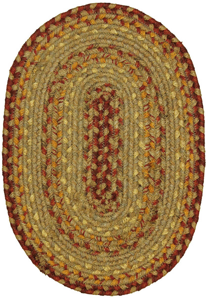 Homespice Decor Jute Braided Cora Area Rug