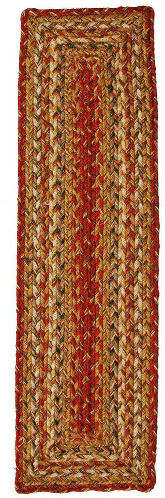 Homespice Decor Jute Braided Mustard Seed Area Rug