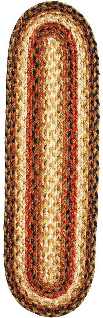Homespice Decor Jute Braided Russet Area Rug