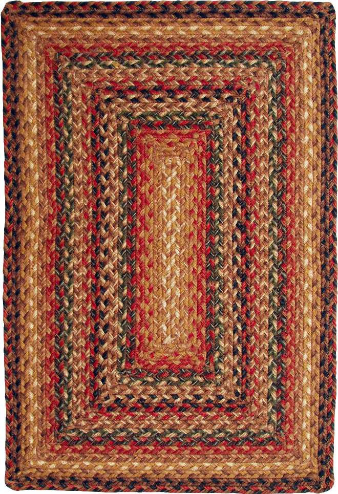 Homespice Decor Jute Braided Timber Trail Area Rug