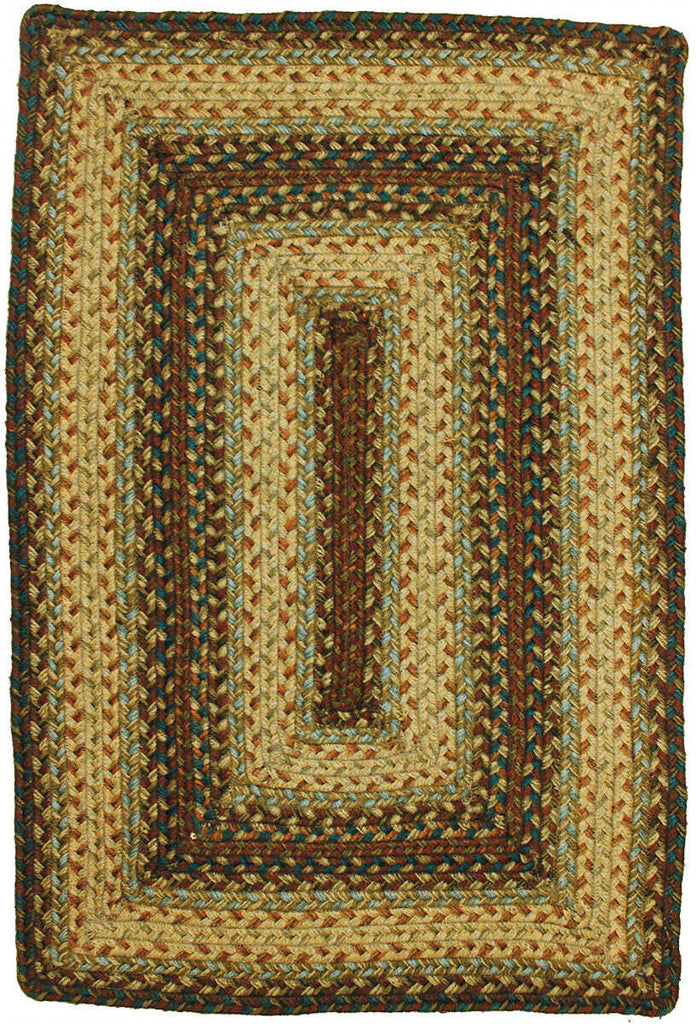 Homespice Decor Jute Braided Trinity Area Rug