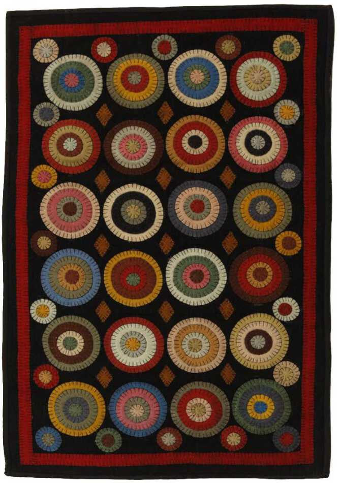 Homespice Decor Penny Coin Rug Area Rug