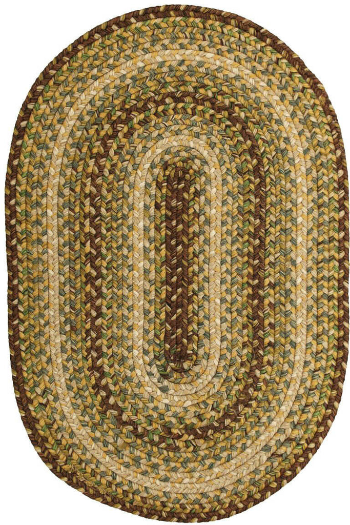 Homespice Decor Ultra Durable Braided Concentric Area Rug