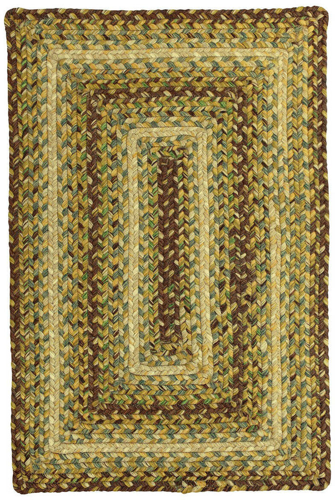 Homespice Decor Ultra Durable Braided Concentric Area Rug