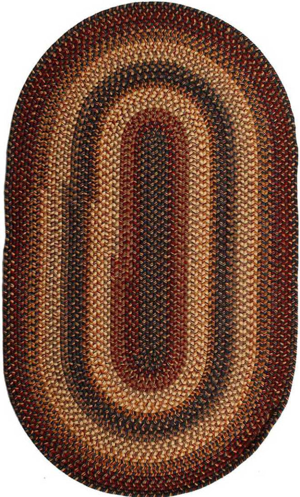 Homespice Decor Wool Braided Cambridge Area Rug