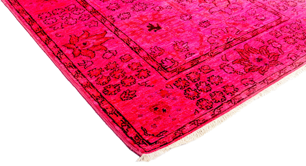 Vibrance, Hand Knotted Runner Rug - 3' 1" x 13' 7"