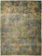 Vibrance, 8x10 Green Wool Area Rug - 8' 2" x 10' 7"