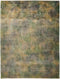 Vibrance, 8x10 Green Wool Area Rug - 8' 2" x 10' 7"