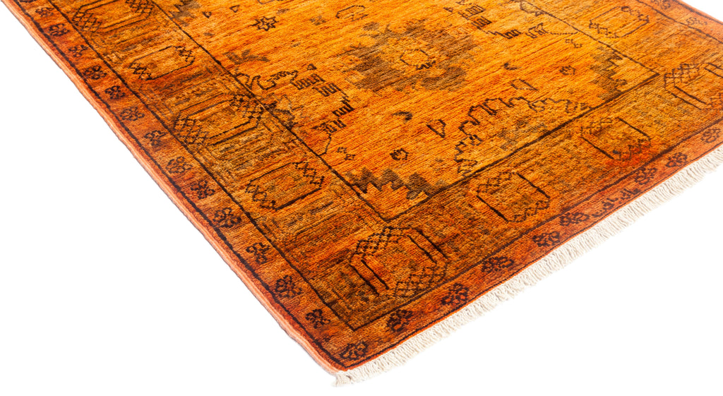 Vibrance, Hand Knotted Runner Rug - 2' 8" x 7' 9"