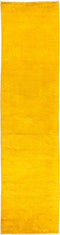 Vibrance, Yellow Wool Runner Rug - 2' 7" x 10' 3"