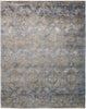 Vibrance, 8x10 Gray Wool Area Rug - 8' 0" x 10' 1"