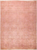 Vibrance, 9x12 Pink Wool Area Rug - 8' 10" x 12' 3"