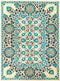 Suzani, 10x14 Blue Wool Area Rug - 10' 1" x 13' 8"