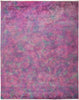Vibrance, 8x10 Purple Wool Area Rug - 8' 0" x 10' 1"