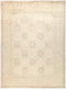 Khotan, 9x12 Beige Wool Area Rug - 8' 10" x 11' 7"