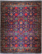 Eclectic, 8x10 Purple Wool Area Rug - 8' 1" x 10' 2"