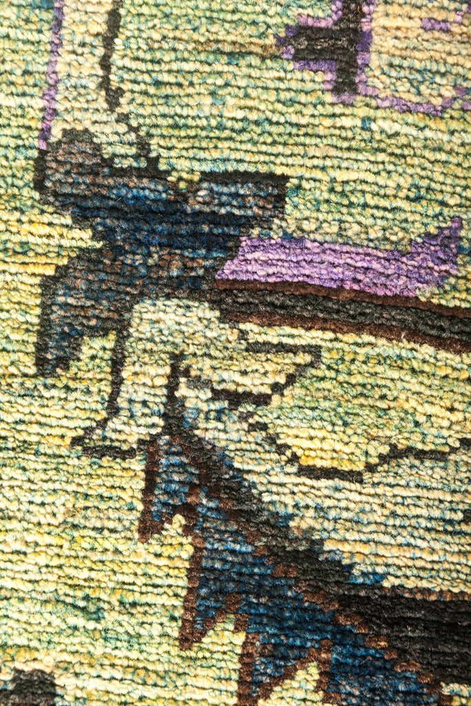 Eclectic, Hand Knotted Area Rug - 10' 2" x 13' 9"