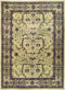 Eclectic, 10x14 Green Wool Area Rug - 10' 2" x 13' 9"