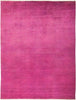 Vibrance, 8x10 Pink Wool Area Rug - 7' 10" x 10' 3"