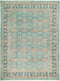 Ziegler, 9x12 Blue Wool Area Rug - 9' 1" x 12' 2"